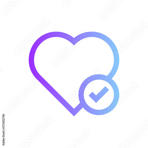 love gradient icon