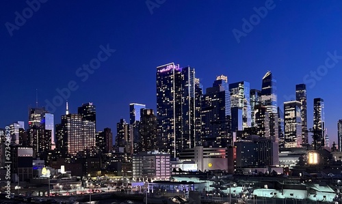 Photography city at night