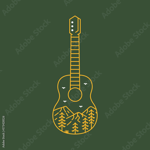 Hiking the Mountains by Playing the Guitar