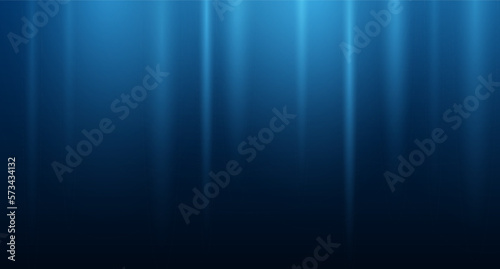 Abstract dark blue background, depth and rays of light. Backdrop for banners, posters or flyers, signs and businesses, advertising and websites, social media covers, designs and card