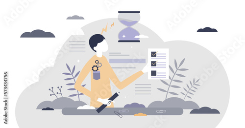 Exam test for pupil examination and knowledge check flat tiny persons concept, transparent background. Student grades result from performance judging illustration.