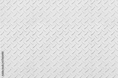 Abstract White Metal Diamond Plate Background