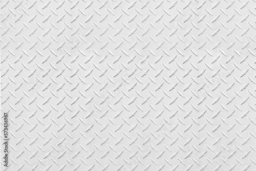 Konstfotografi Abstract White Metal Diamond Plate Background