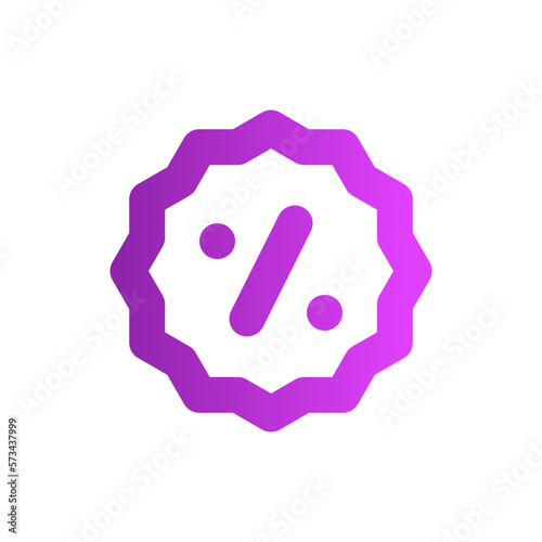 discount gradient icon
