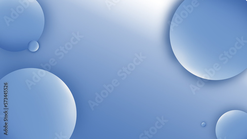 Abstract Minimalist Circle Light Blue Fly Background