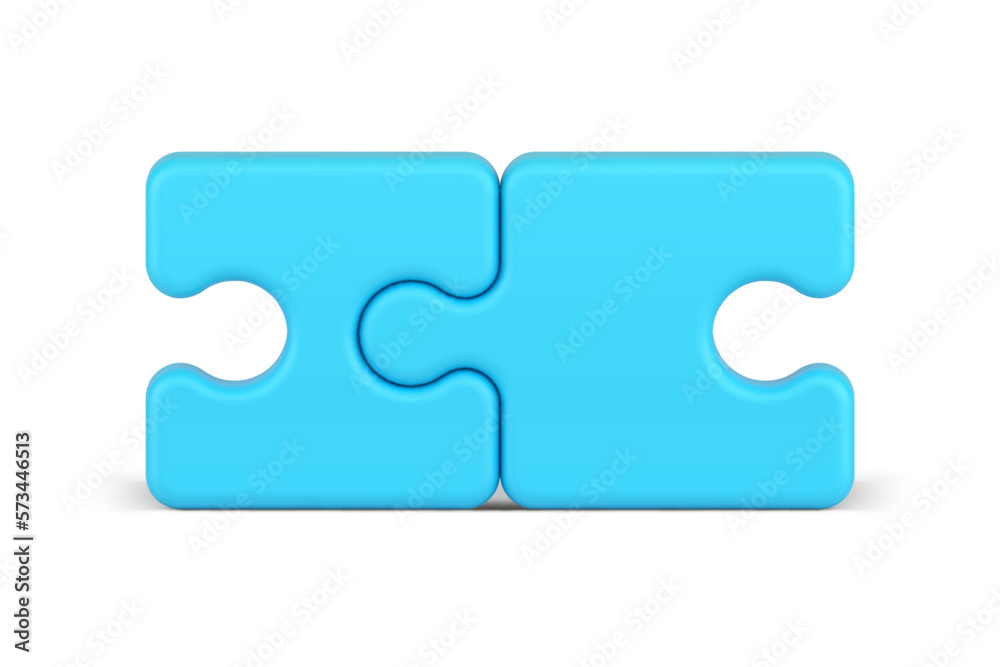 Jigsaw piece assembling team connect relationship blue details join collaboration 3d icon vector Jigsaw piece assembling team connect relationship blue details join collaboration 3d icon vector