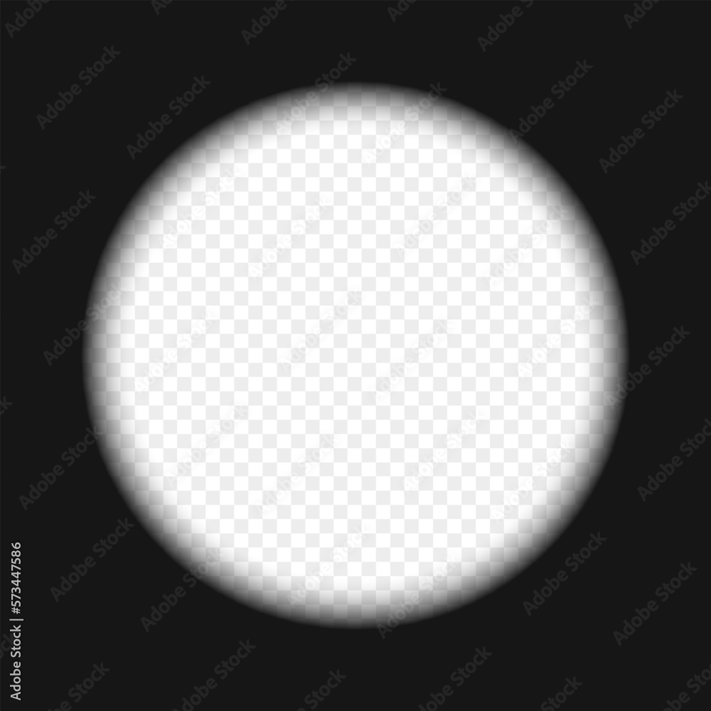 Monocular, telescope, periscope view with transparent background field. Spy, sniper, explorer, hunter or tourist optical tool for searching, magnifying, exploration, investigation. Vector illustration - obrazy, fototapety, plakaty 