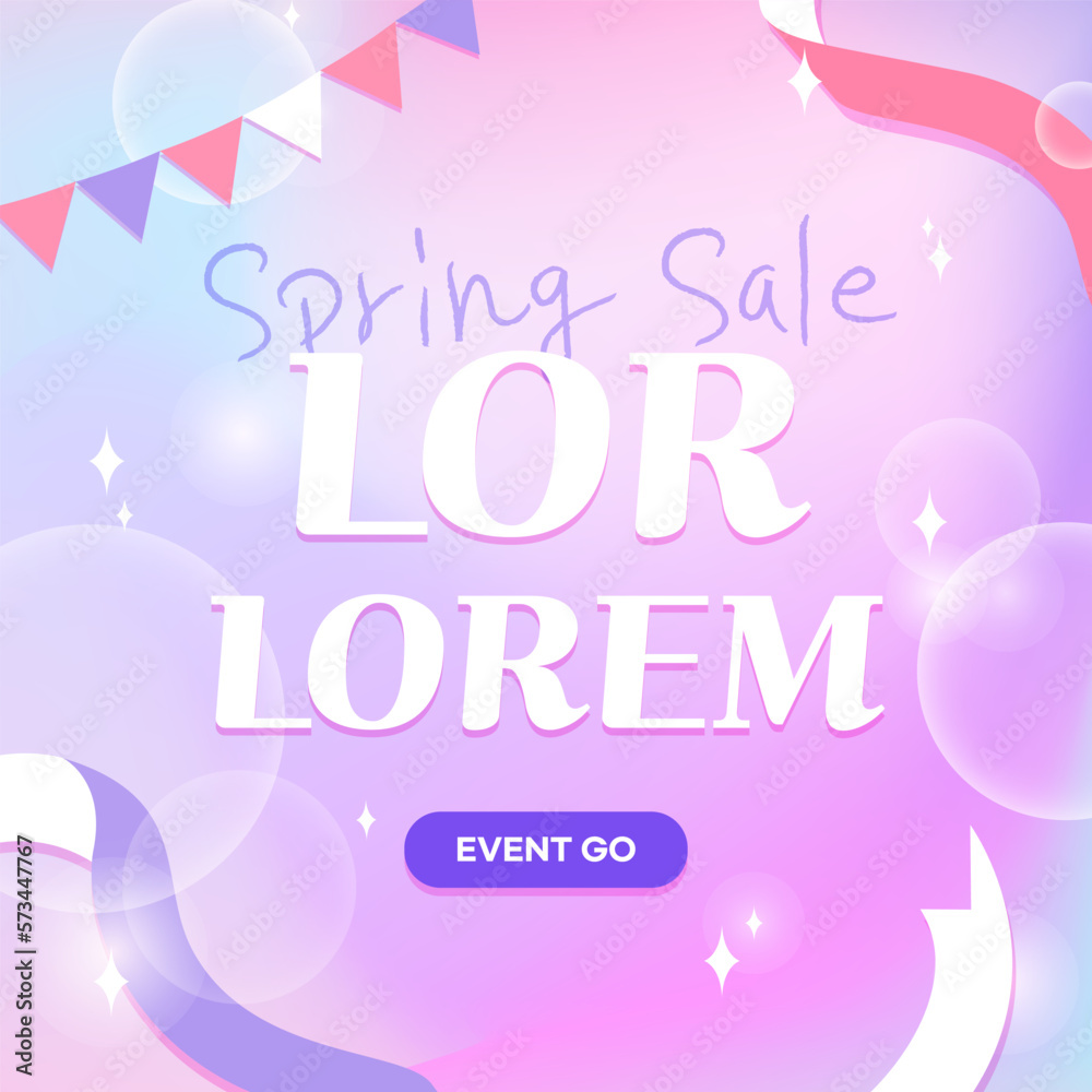 Spring Event Banner Template
