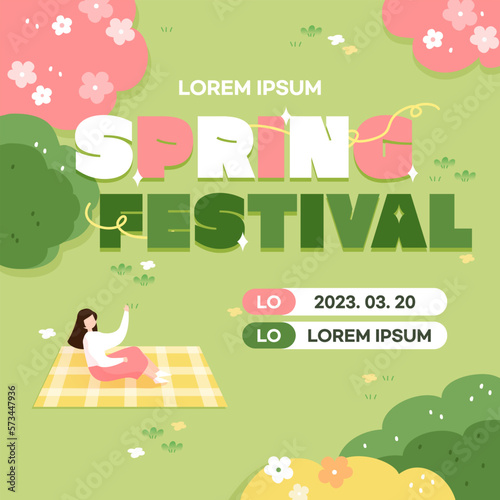 Spring Event Banner Template
