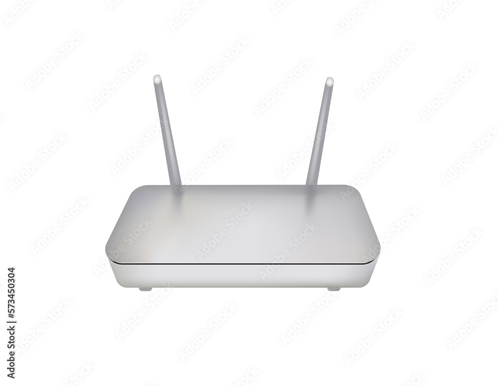Wireless internet router. vector illustration Wireless internet router. vector illustration