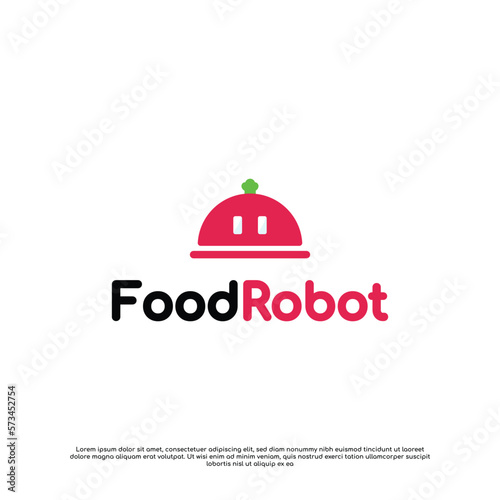 Robot Food Services Logo Design.