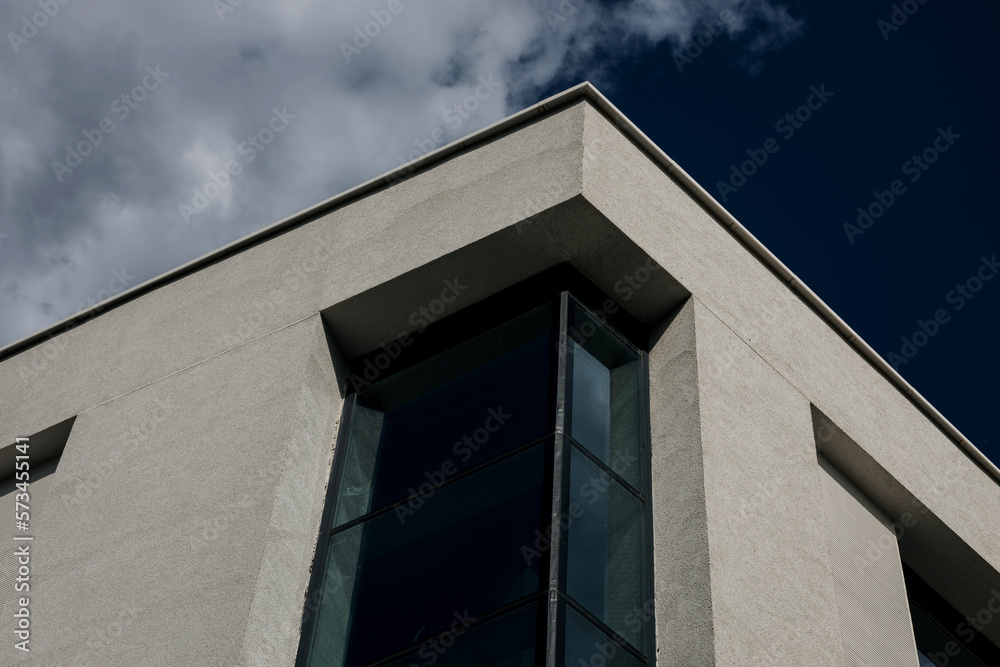  facade of a modern office building