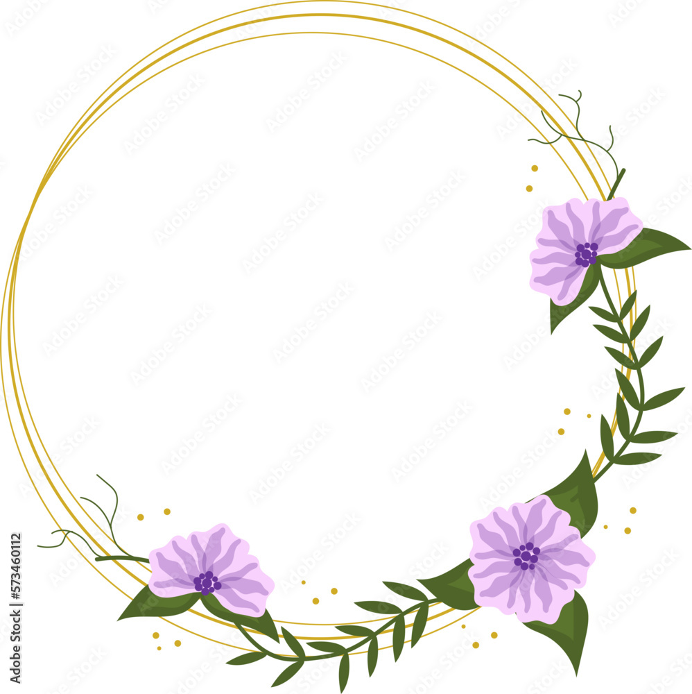 Obraz premium Wedding Floral Frame