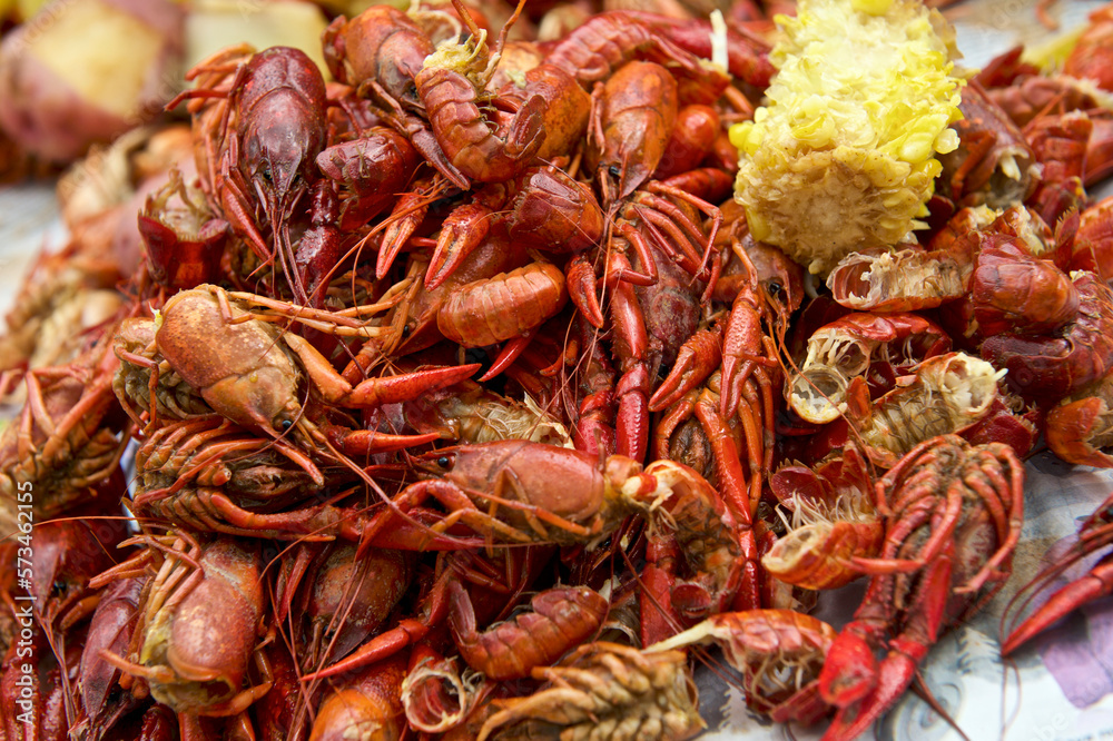 A crawfish boil in New Orleans A crawfish boil in New Orleans