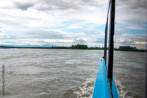 Susitna River in Talkeetna, Alaska, USA photo