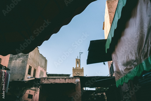 Street life in the Medina of Marrakesh photo