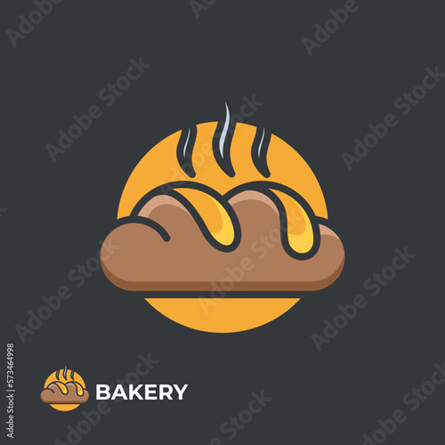 Illustration vector graphic template of bakery logo