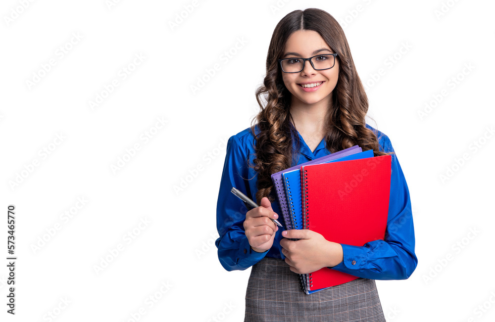photo of school student girl with homework, advertisement. school student girl photo of school student girl with homework, advertisement. school student girl