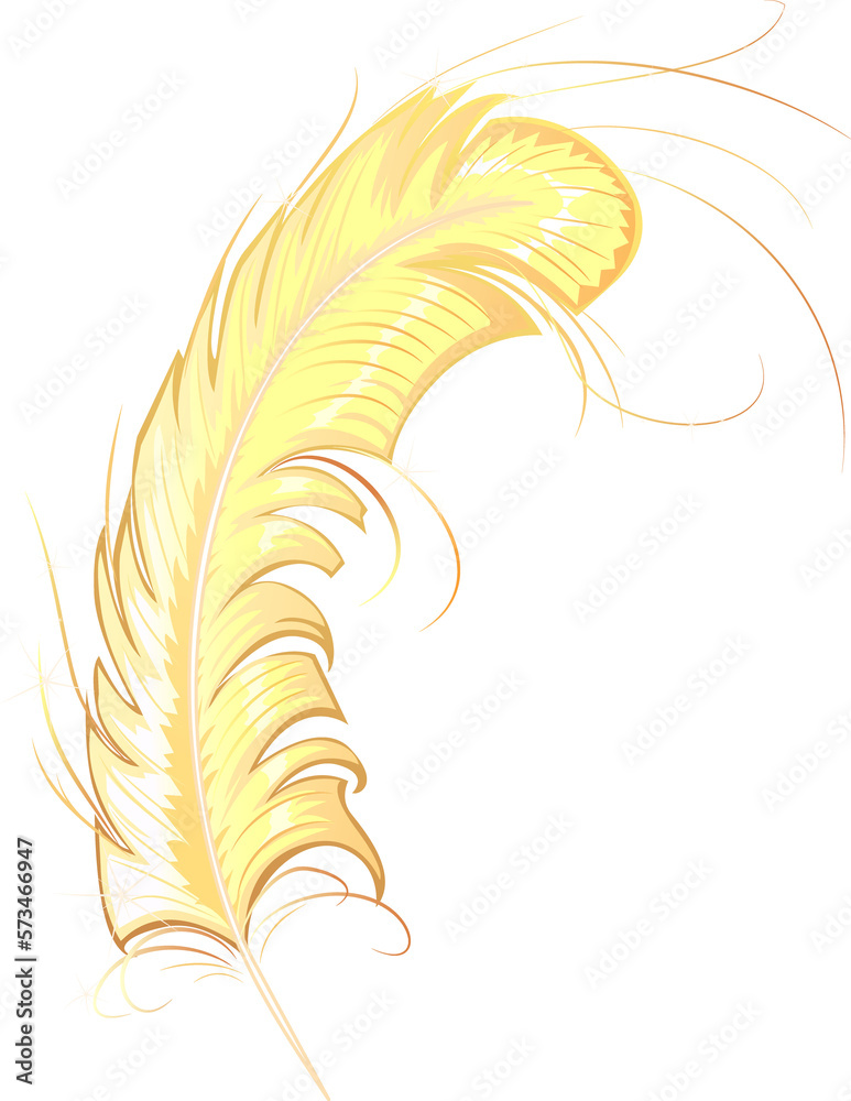 gold feather