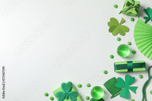 Concept of St. Patrick's Day, space for text