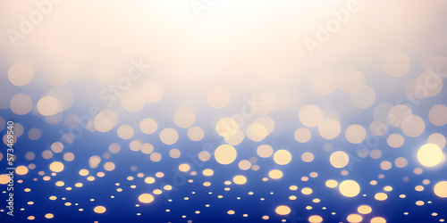 blue and gold color blur bo...