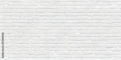 white brick wall background, copy space for text, illustration, Generative, AI