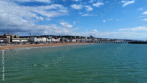 Wallpaper Mural Brighton Beach from above Torontodigital.ca