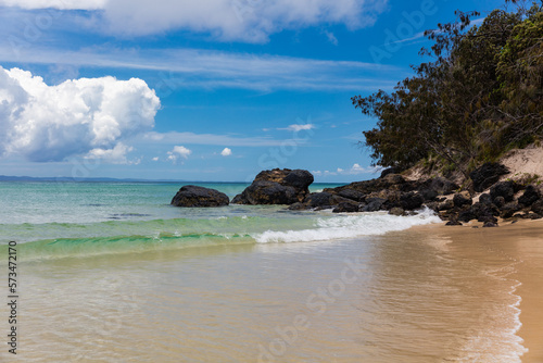 Pristine beach at Double Island Point photo