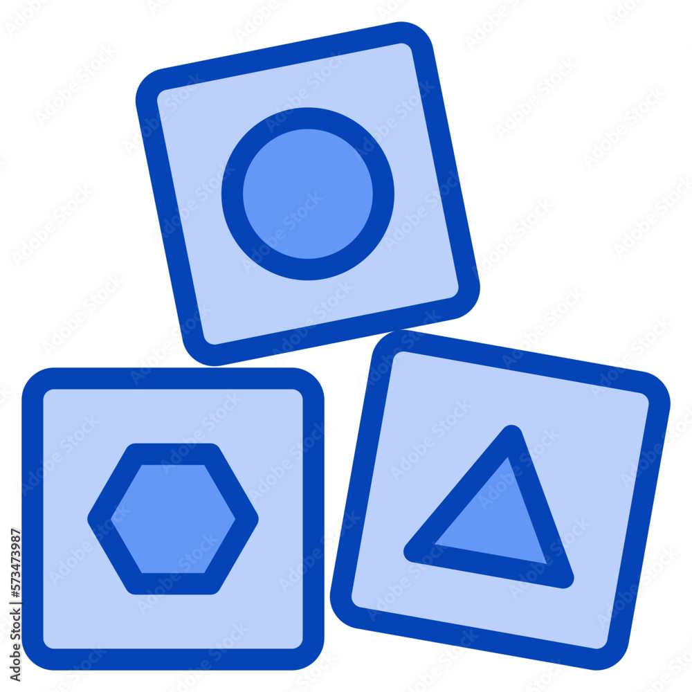 cubes blue icon cubes blue icon