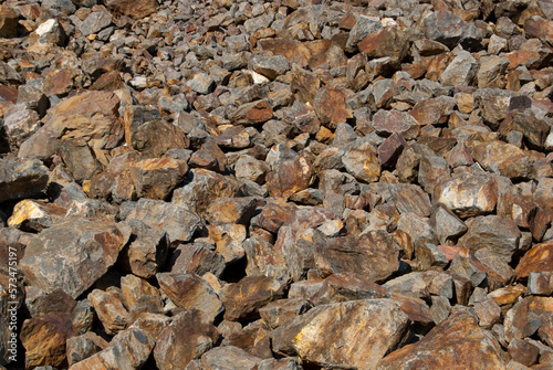 Fotografie mountain of mine waste rock