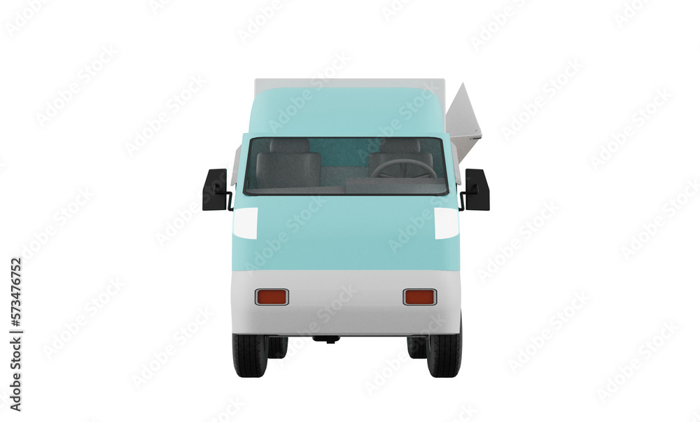 Food trucks cartoon vans for street food selling.
