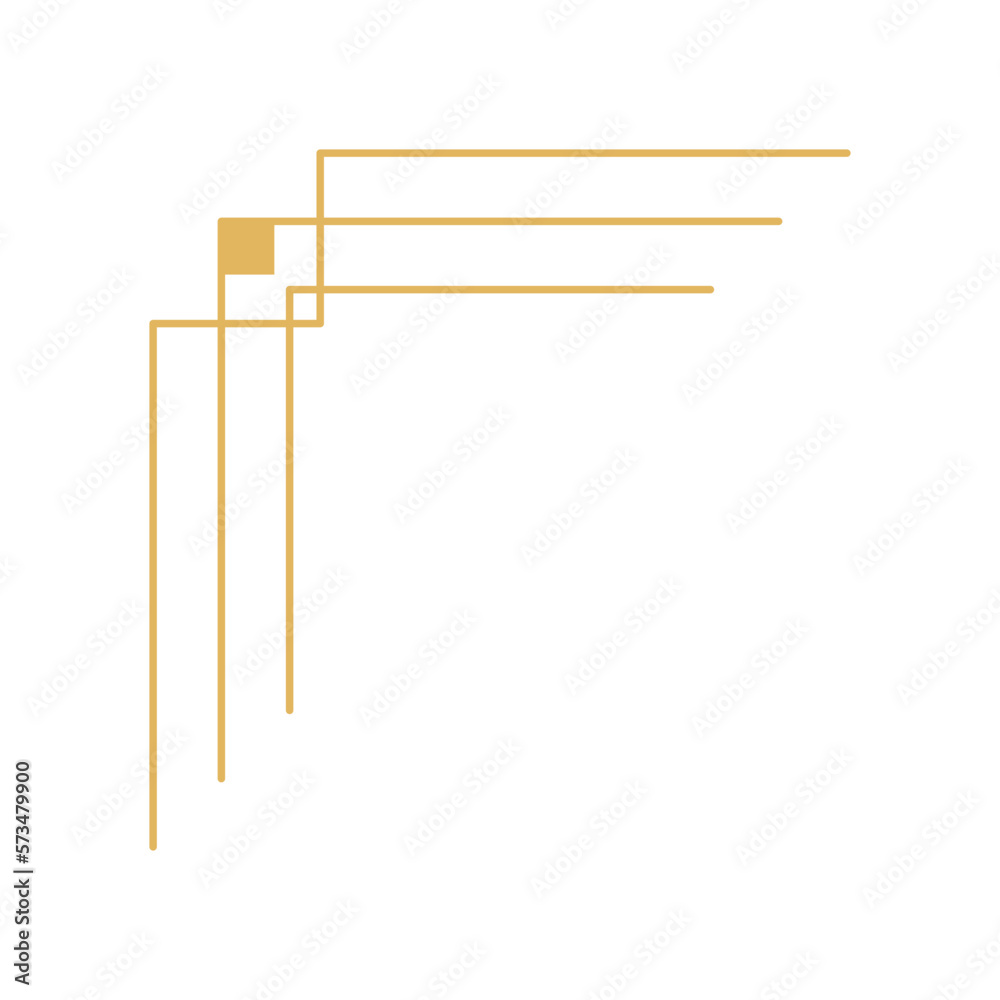 Luxury Corner Frame Illustration For Template Design Luxury Corner Frame Illustration For Template Design