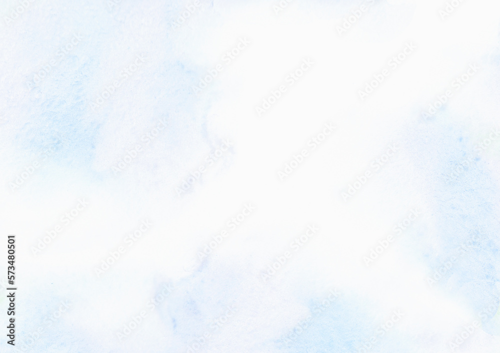 Abstract watercolor blue background. Delicate illustration.