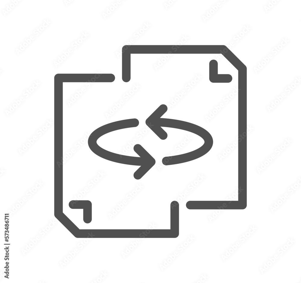 Documents related icon outline and linear vector. Documents related icon outline and linear vector.