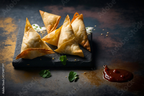 Idian Food, Samosas photo