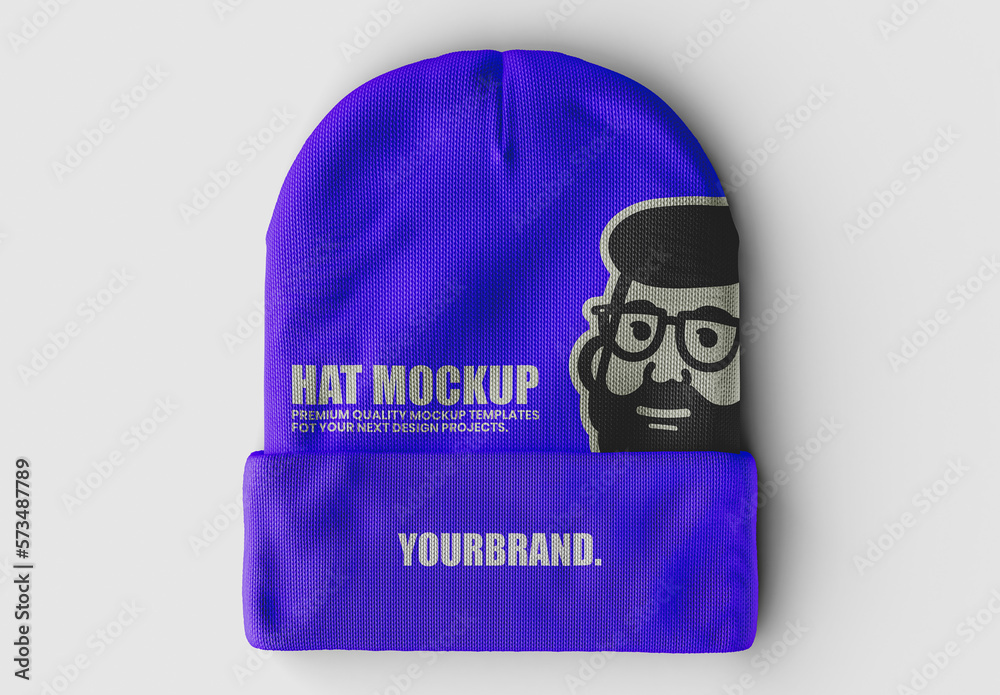 Beanie Hat Mockup Stock Template Adobe Stock