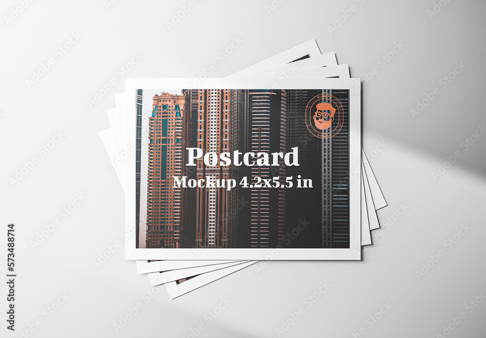 Postcard Mockup Stock Template | Adobe Stock