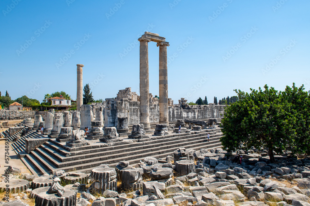 Didyma Apollo Temple, one of the most important prophecy centers of the ancient world, is located in the city center of Didim district of Aydın Province