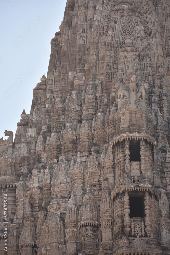 Dwarka Temple in Gujarat, India