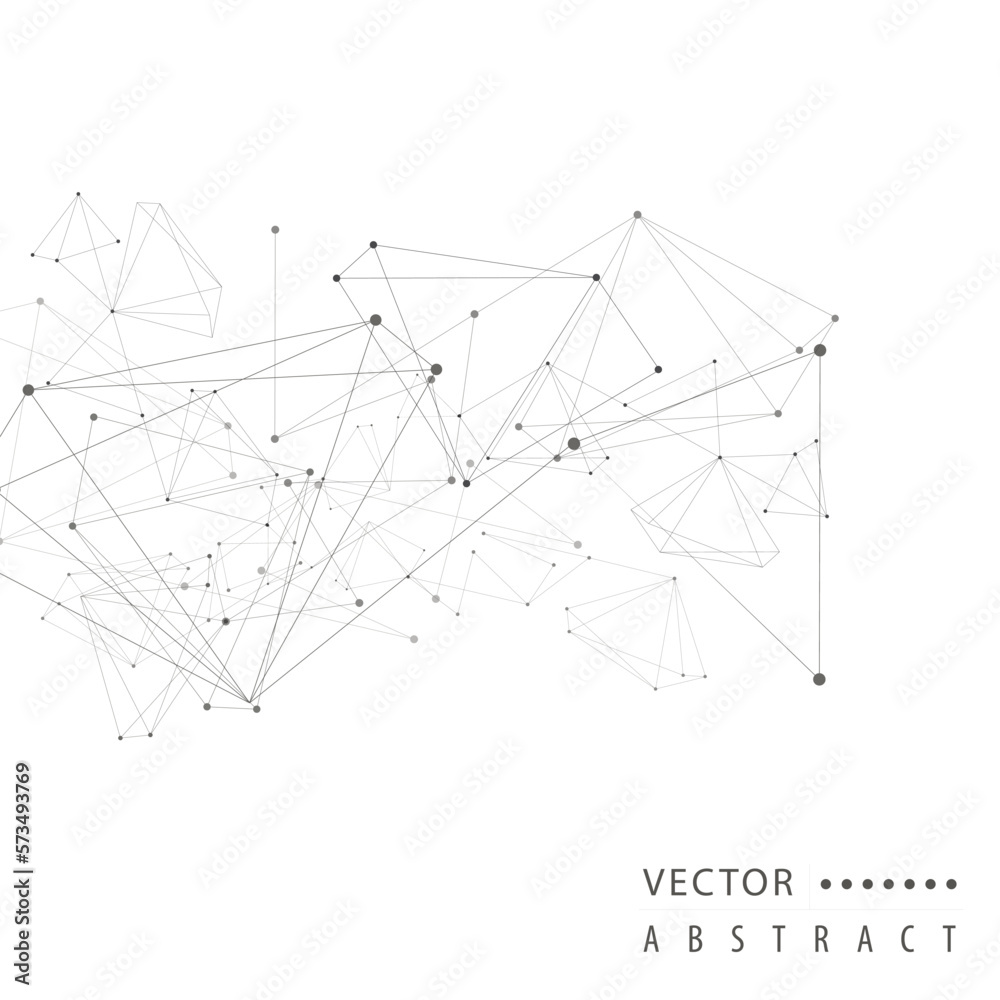 Vector dots and lines design. Concept modern futuristic background Vector dots and lines design. Concept modern futuristic background