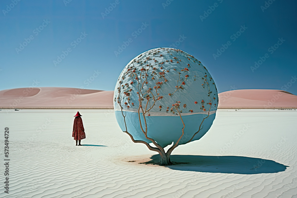 Stockillustratie AI El Calentamiento Global en Imágenes: Una Mirada a ...