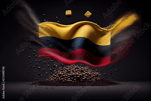 Colombian coffee concept wi...