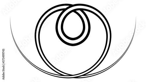 Icon pretzel bretzel, logo simple knot, salty pretzel sweet bavaria