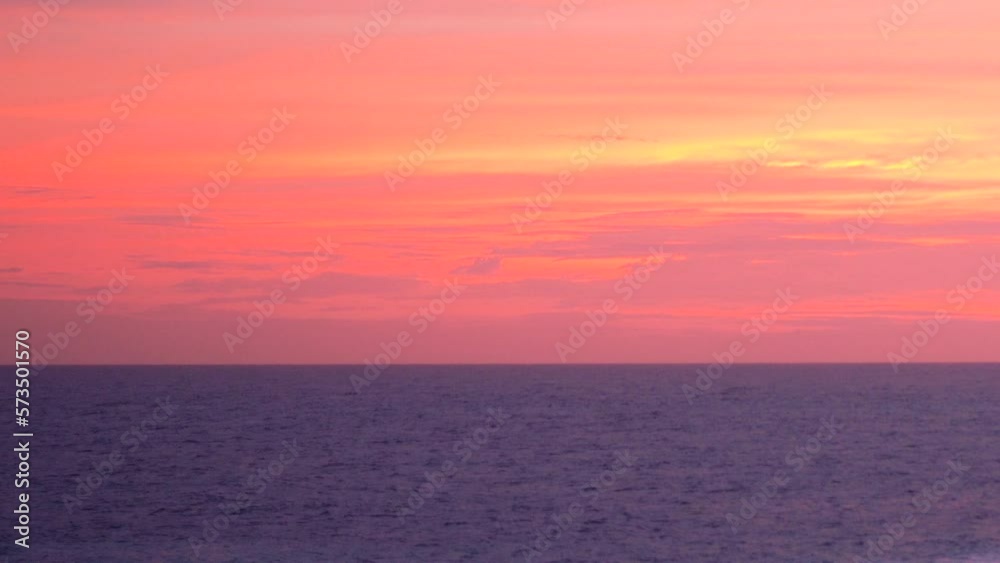 Picturesque Landscape Of Sky And Sea During Sunset. - wide Picturesque Landscape Of Sky And Sea During Sunset. - wide
