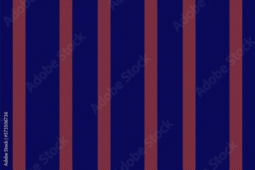 Lines fabric texture. Textile stripe background. Vector vertical pattern seamless.