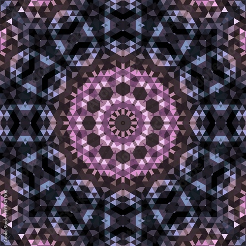 purple mosaic 