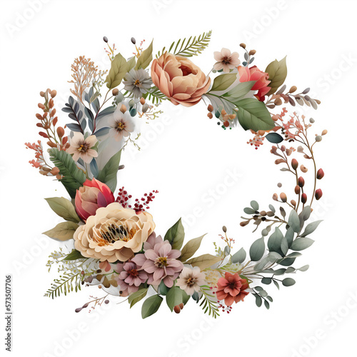 wreath of flowers