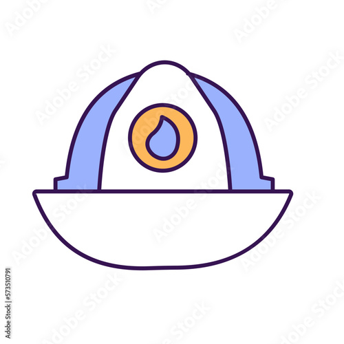 Fireman helmet Vector Icon