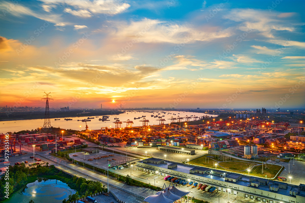 Obraz premium Yangluo Port