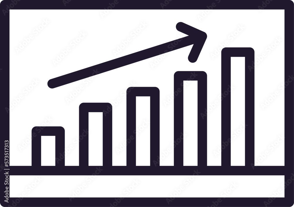 Graph concept. Modern outline high quality illustration for banners, flyers and web sites. Editable stroke in trendy flat style. Line icon of graph Graph concept. Modern outline high quality illustration for banners, flyers and web sites. Editable stroke in trendy flat style. Line icon of graph